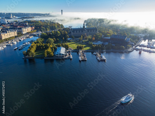 Photography Aerial view of Stockholm, Sweden