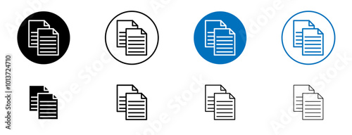 Copy document icon in vector format