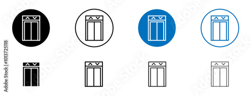 Elevator icon in vector format