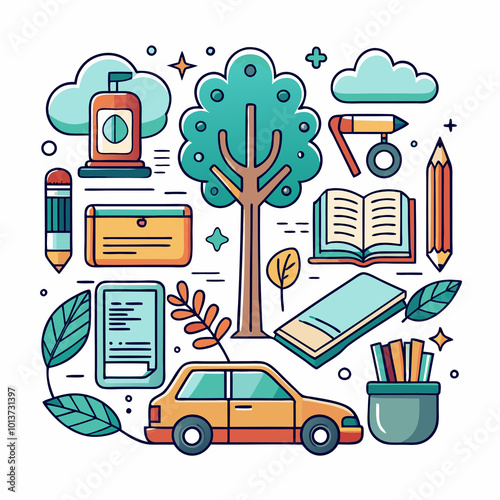back to school vector