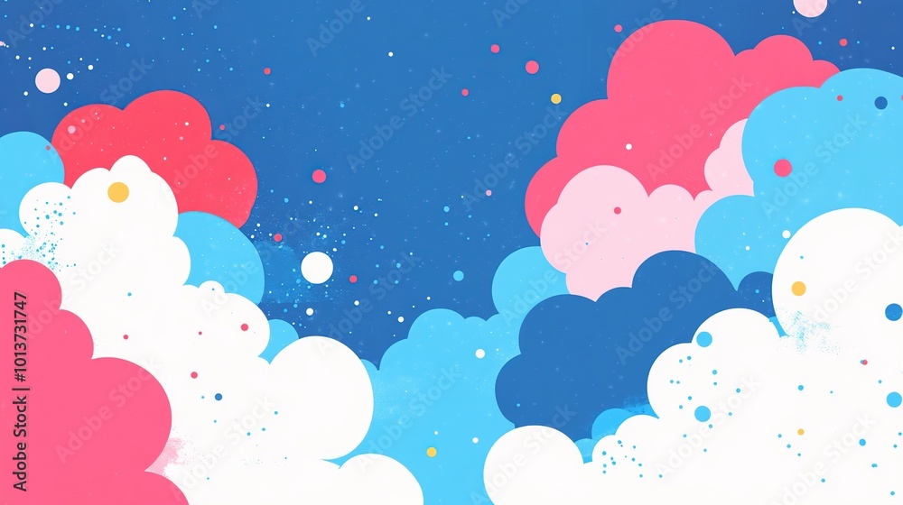 cloud background with childish cotton candy aspect. animation style with bright cheerful colors. cloud background with childish cotton candy aspect. animation style with bright cheerful colors.