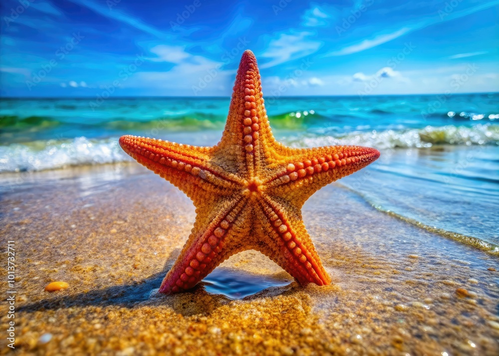 Bright starfish artwork ideal for ocean-themed projects. This lively clipart enhances beach-inspired designs, making your creative work pop with color and charm. Bright starfish artwork ideal for ocean-themed projects. This lively clipart enhances beach-inspired designs, making your creative work pop with color and charm.