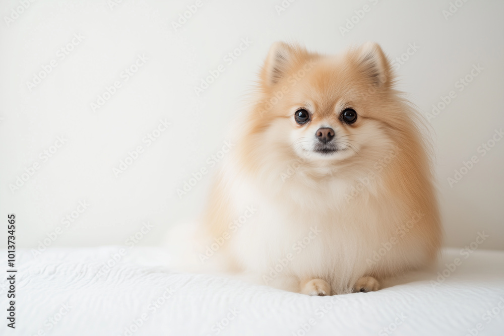 Adorable Pomeranian Portrait Adorable Pomeranian Portrait