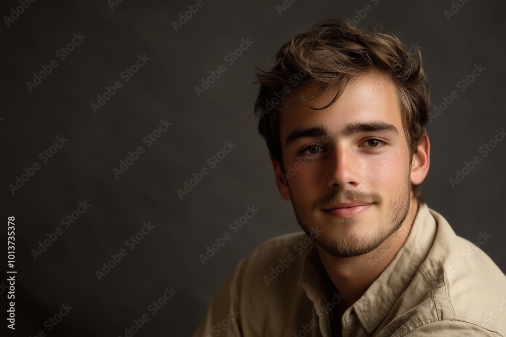 Fototapeta premium Elegant Portrait with Soft Lighting
