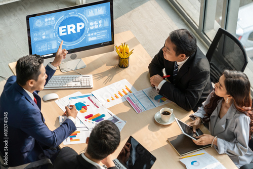 ERP enterprise resource planning software for modish business to plan the marketing strategy