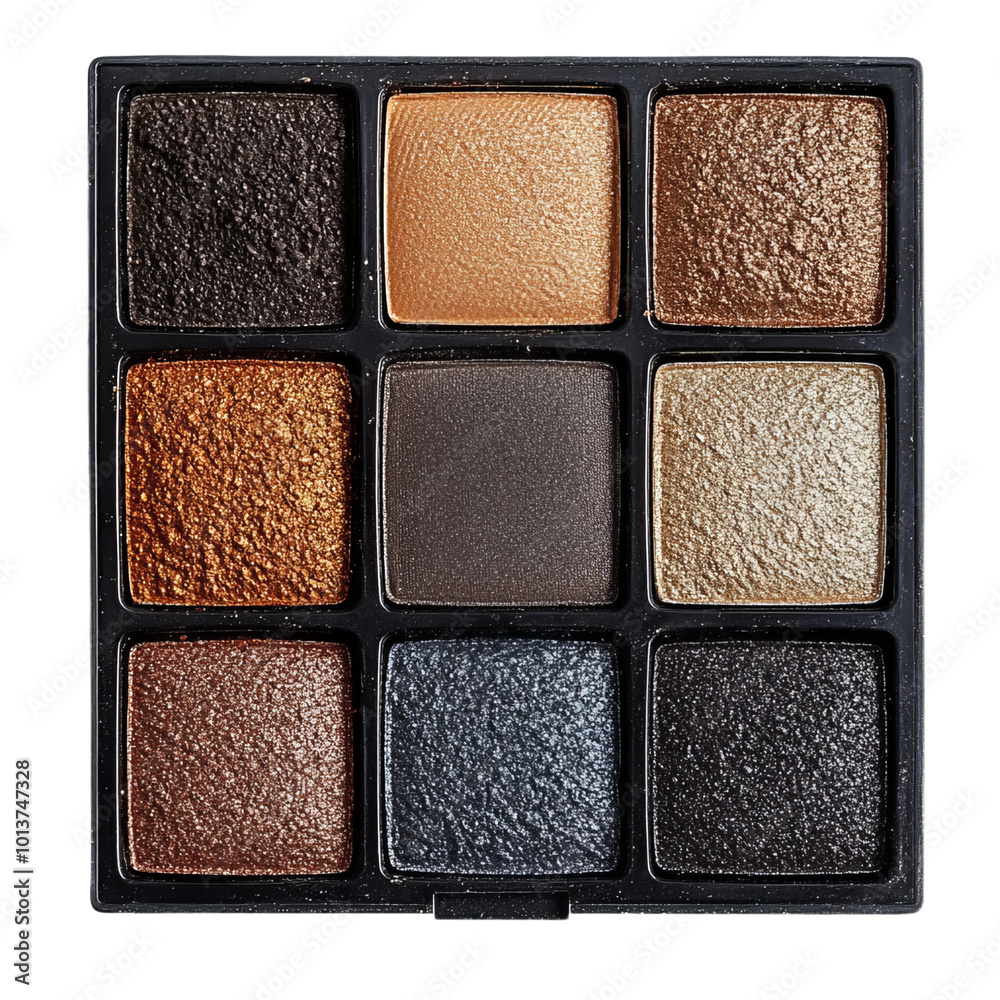 Lux eye shadow palette on a white plain background Lux eye shadow palette on a white plain background