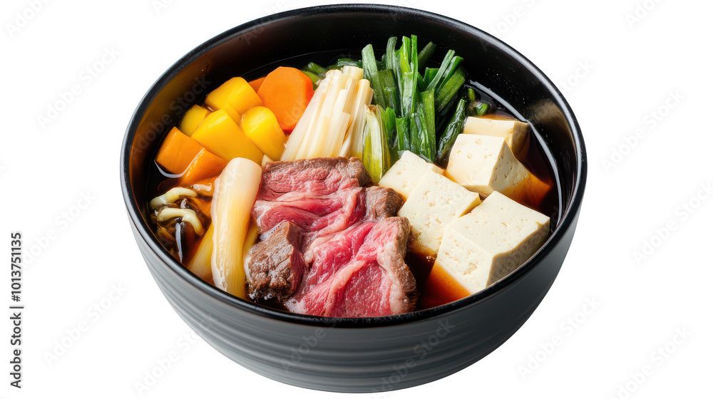 Delicious Hot Pot Dish with Fresh Ingredients Delicious Hot Pot Dish with Fresh Ingredients