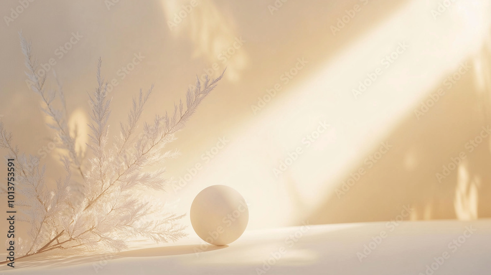 Sleek New Year design, soft glow and abstract geometry, simple yet elegant minimalism