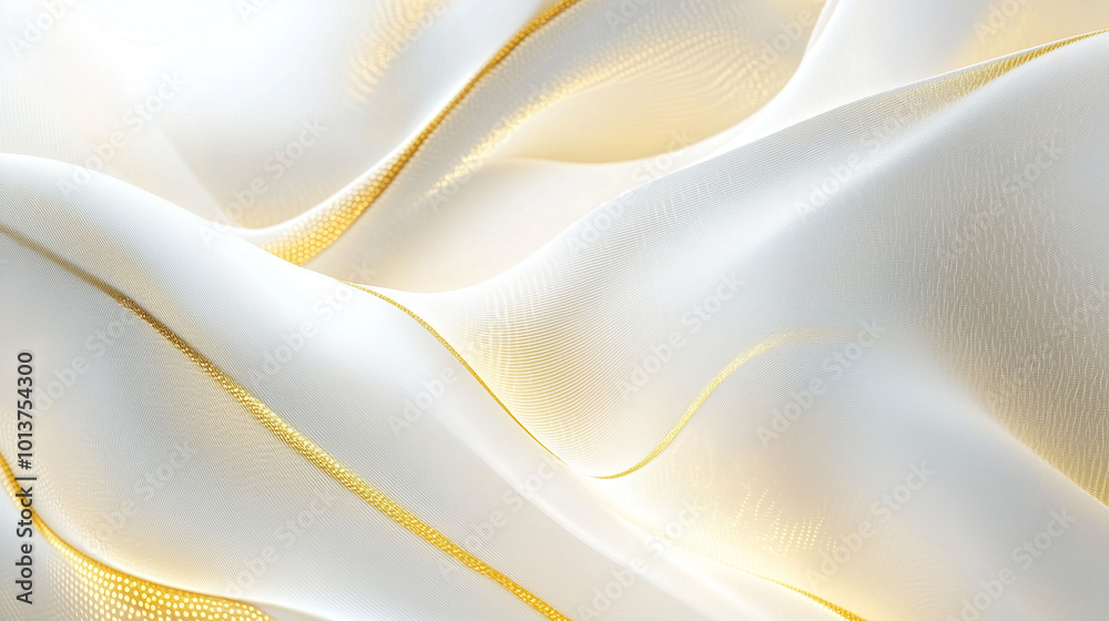 Minimalist New Year setting, sleek white and gold lines creating geometric forms, glowing abstract background Minimalist New Year setting, sleek white and gold lines creating geometric forms, glowing abstract background