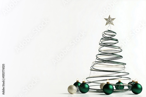 Christmas tree simple backg...