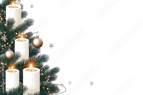 Christmas tree simple backg...