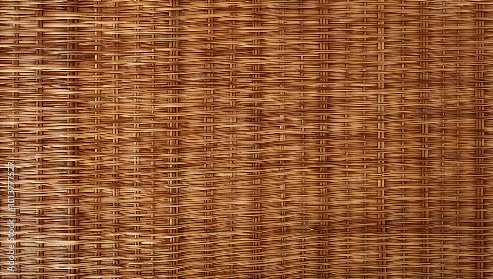 Striped waving rattan mat with natural texture, perfect for Japanese-inspired design or wallpaper Striped waving rattan mat with natural texture, perfect for Japanese-inspired design or wallpaper