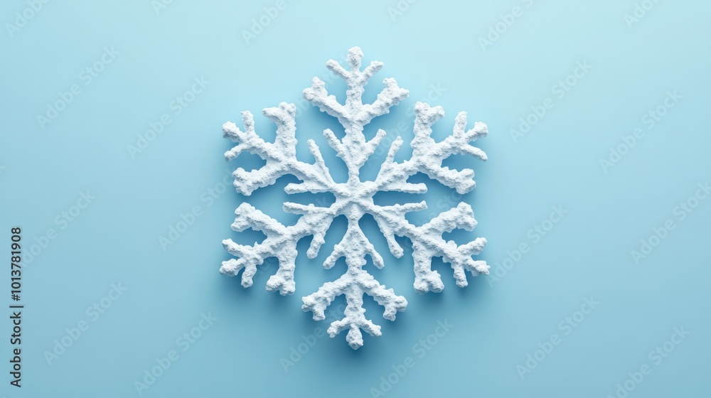 3D render winter banner 3D render winter banner