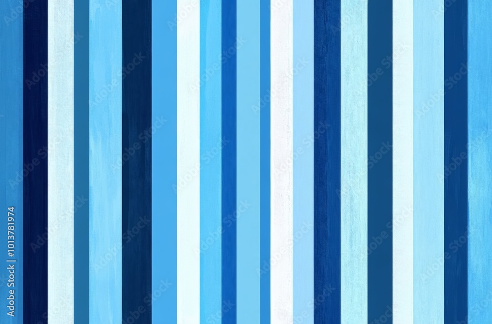 Obraz premium Abstract Blue and White Striped Background