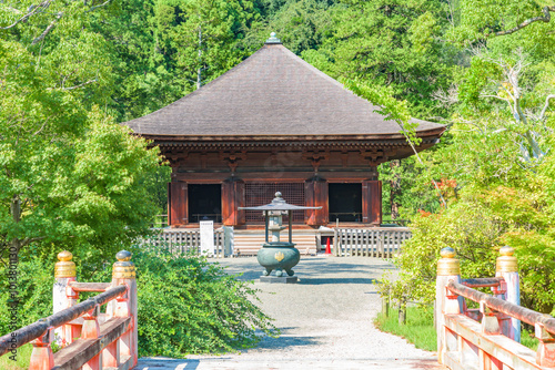Shiramizu Amida-do, National Treasure of Japan, Iwaki City,  Fukushima Prefecture, Japan. photo