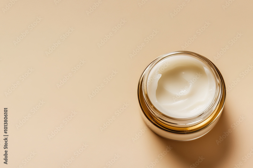 Moisturizing face cream in a jar Moisturizing face cream in a jar