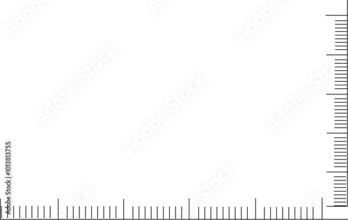 measuring tape isolated on white