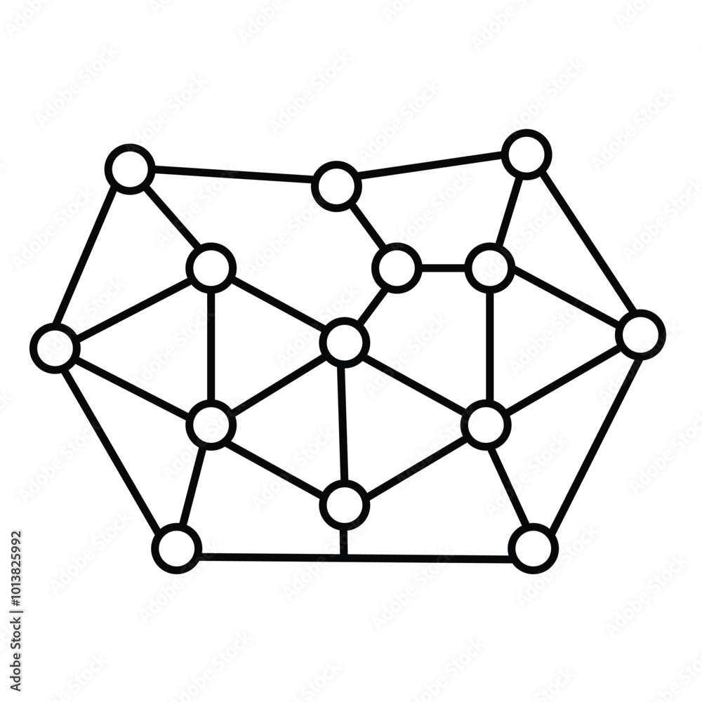 Cube network line icon Black line art networking connection Cube Icons Responsive Line The network model Crystal Lattice Images Cube network line icon Black line art networking connection Cube Icons Responsive Line The network model Crystal Lattice Images