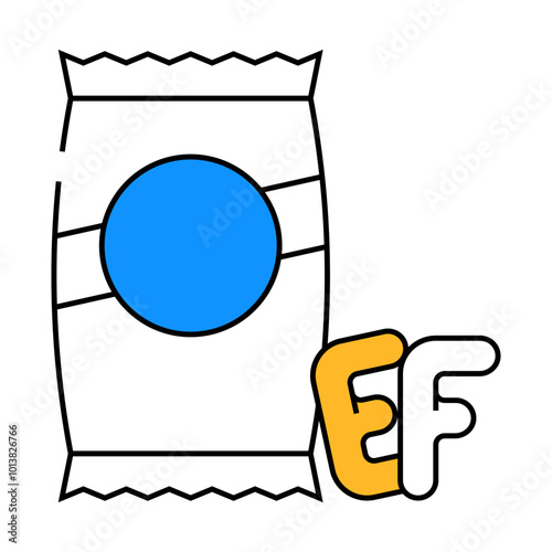 alphabet shape pasta line icon vector. alphabet shape pasta sign. isolated symbol illustration