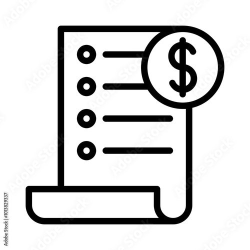 Bill Invoice Payment Icon