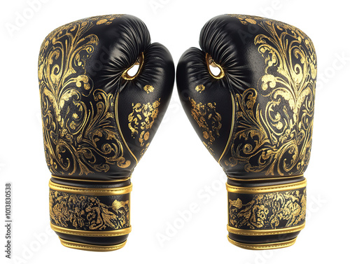 Boxing Gloves on Transparent Background