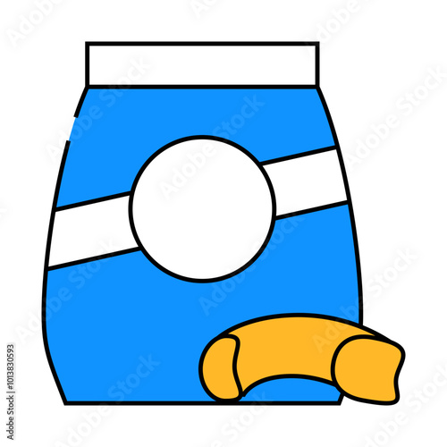mista pasta line icon vector. mista pasta sign. isolated symbol illustration