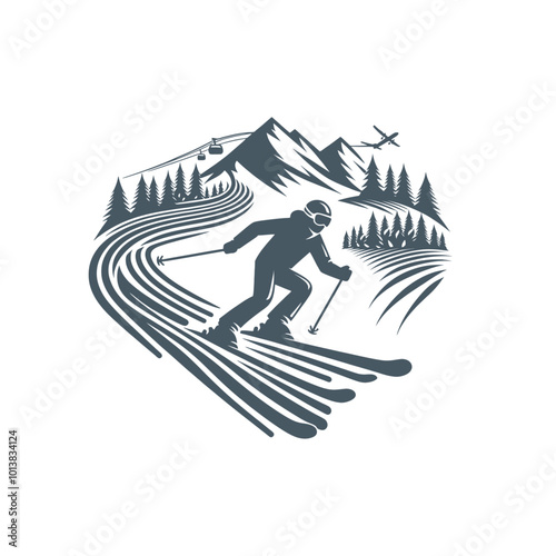 Skiing 