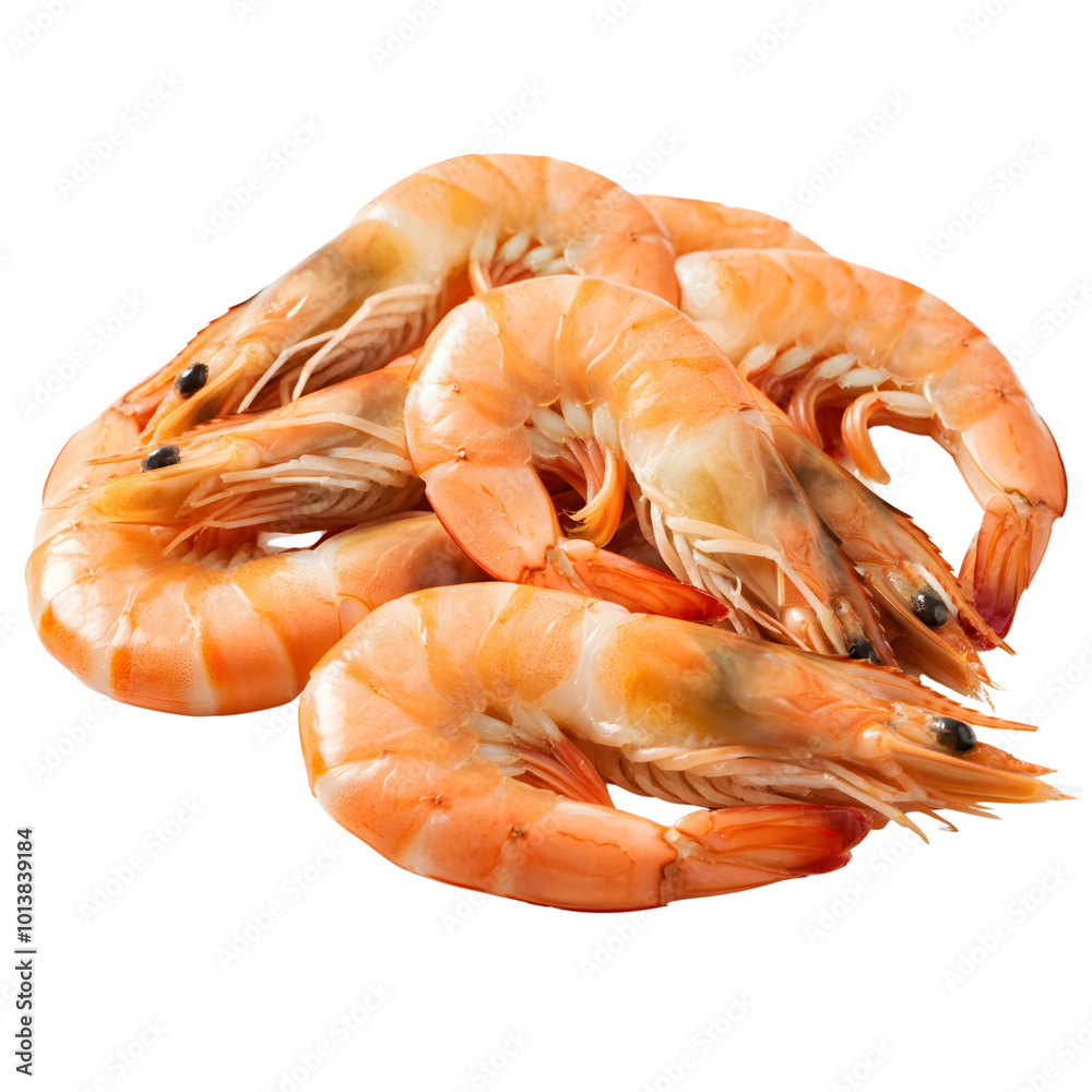 Banana prawns or shrimps. png isolated background. transparent background Banana prawns or shrimps. png isolated background. transparent background