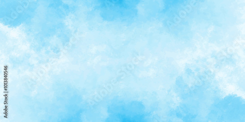 Abstract white and blue color frozen ice surface design background. oft sky blue watercolor sky and clouds, Light blue background with watercolor. gradient light white sky background with clouds.