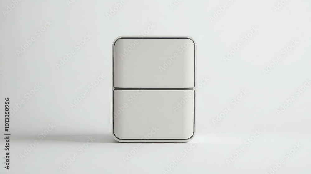 A sleek, multi-compartment container cabinet with a matte finish, displayed on a plain white background, showcasing its functionality for small spaces. A sleek, multi-compartment container cabinet with a matte finish, displayed on a plain white background, showcasing its functionality for small spaces.