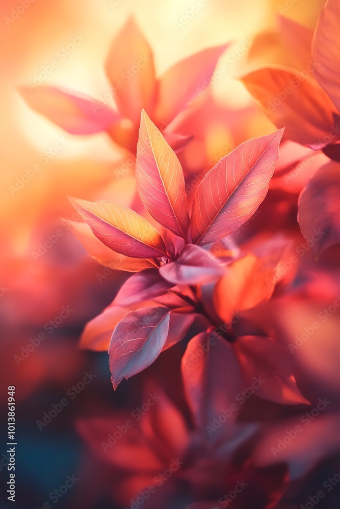Pink and orange flower petals in soft focus with sun flare. Spring or summer flower blossom in warm sunlight. Pink and orange flower petals in soft focus with sun flare. Spring or summer flower blossom in warm sunlight.