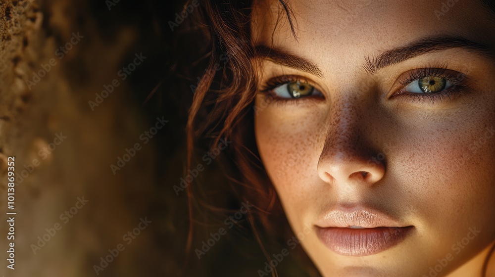 a face with a piercing gaze 13
