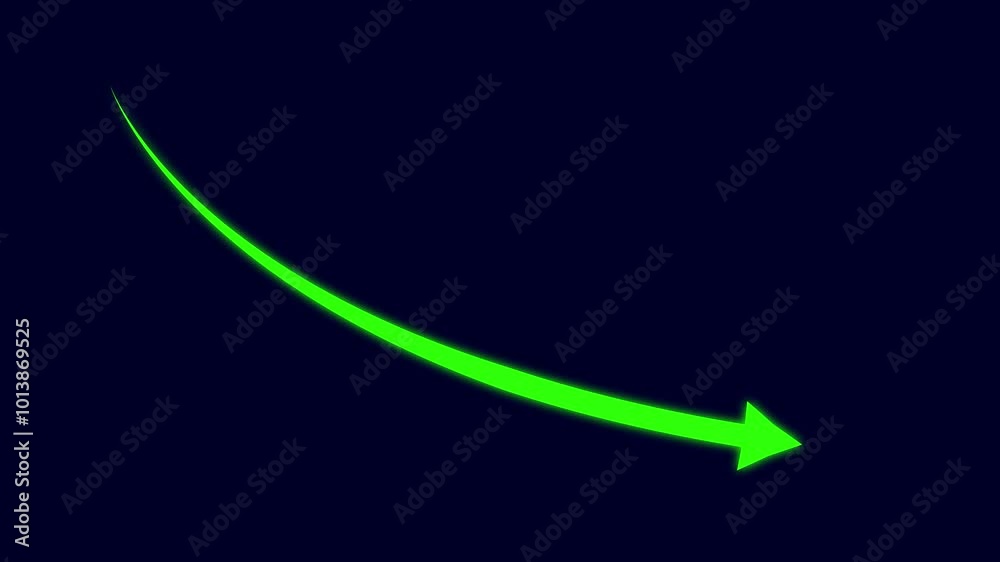 Animated of down business graph icon .business or finance concept icon Animated of down business graph icon .business or finance concept icon