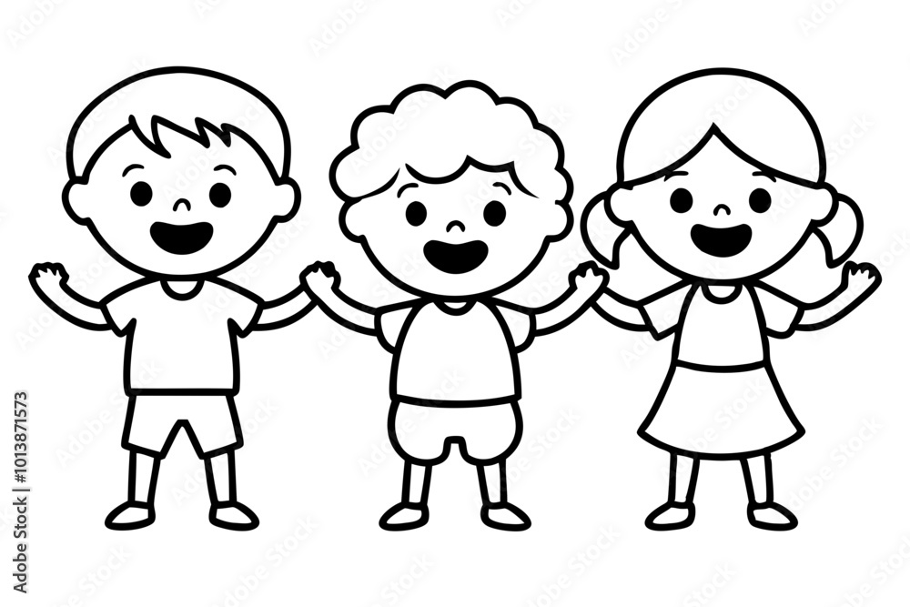Delightful Vector Artwork of Happy Children in Playful Settings
Delightful Vector Artwork of Happy Children in Playful Settings