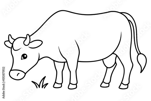 Fun Filled Cow Coloring Pages with Vector Illustrations for Young Artists 