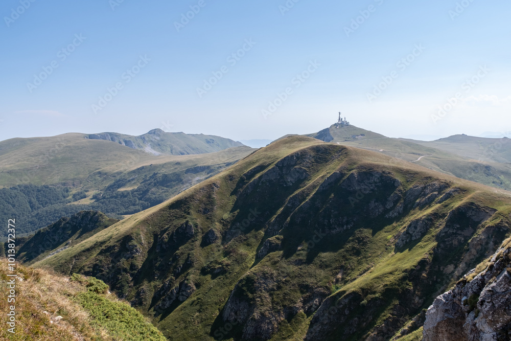 View over the summits of the biogradska gora national park in montenegro View over the summits of the biogradska gora national park in montenegro