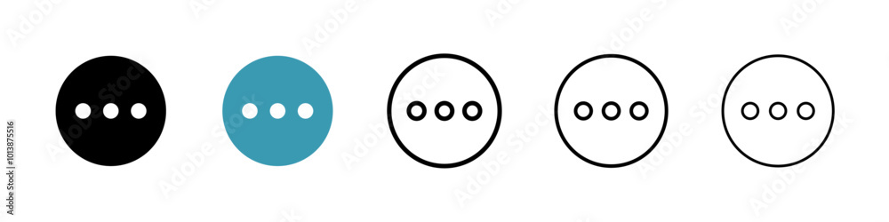 More vector icon set in black and blue colors. More vector icon set in black and blue colors.