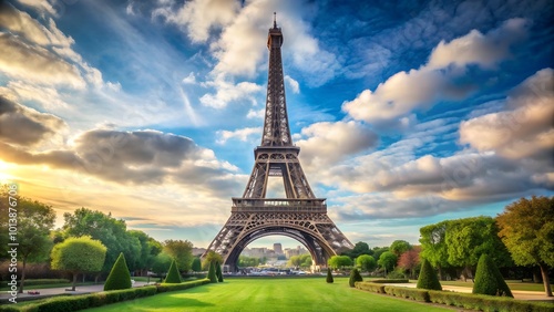 Stunning Tourist Photography of the Eiffel Tower in Paris, France