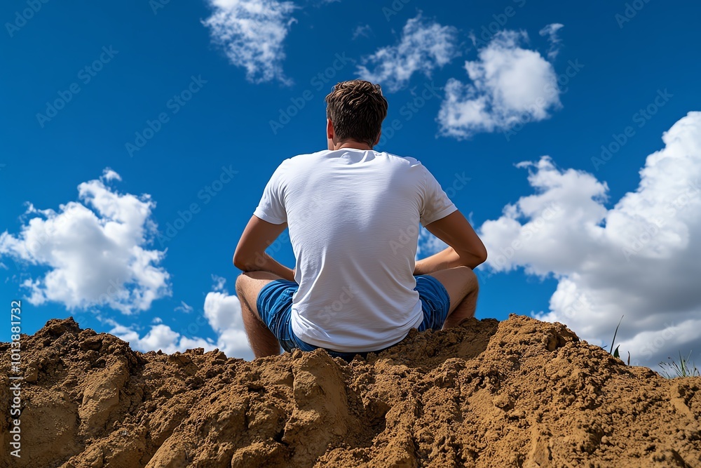 Lazy approach to success shown by a person hoping for results while refusing to put in the effort Lazy approach to success shown by a person hoping for results while refusing to put in the effort