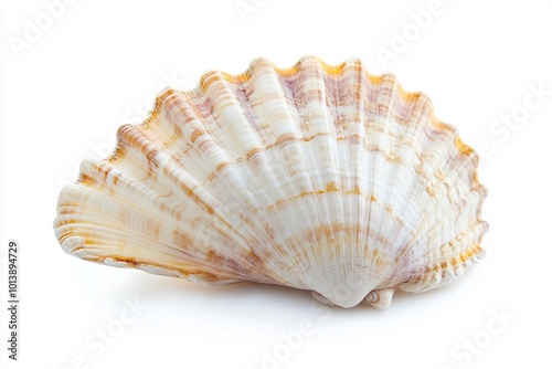 sea shells isolated on whites