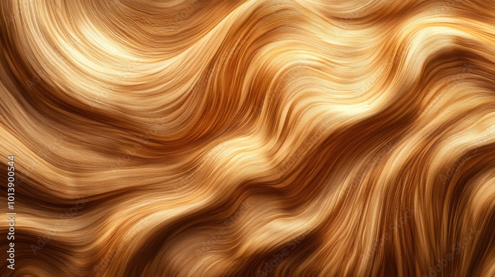 Polished Wood Texture with Organic Patterns Polished Wood Texture with Organic Patterns