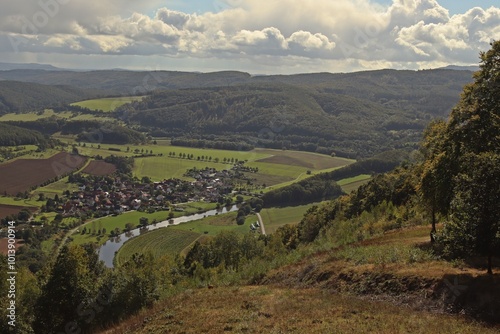 Der Lindewerrablick am Wanderweg Hanstein-Teufelskanzel