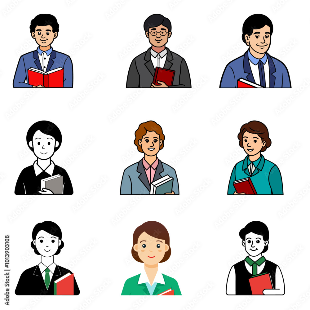 set of teachers vector design, icon, people, business, avatar, vector, set, user, symbol, icons, face, illustration, cartoon, person, woman, office, men, suit, businessman, team, worker, head, job set of teachers vector design, icon, people, business, avatar, vector, set, user, symbol, icons, face, illustration, cartoon, person, woman, office, men, suit, businessman, team, worker, head, job