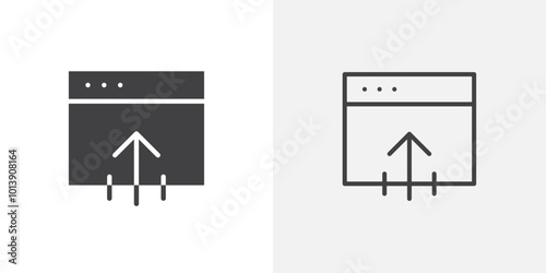 Update browsing tab icon flat and simple set design