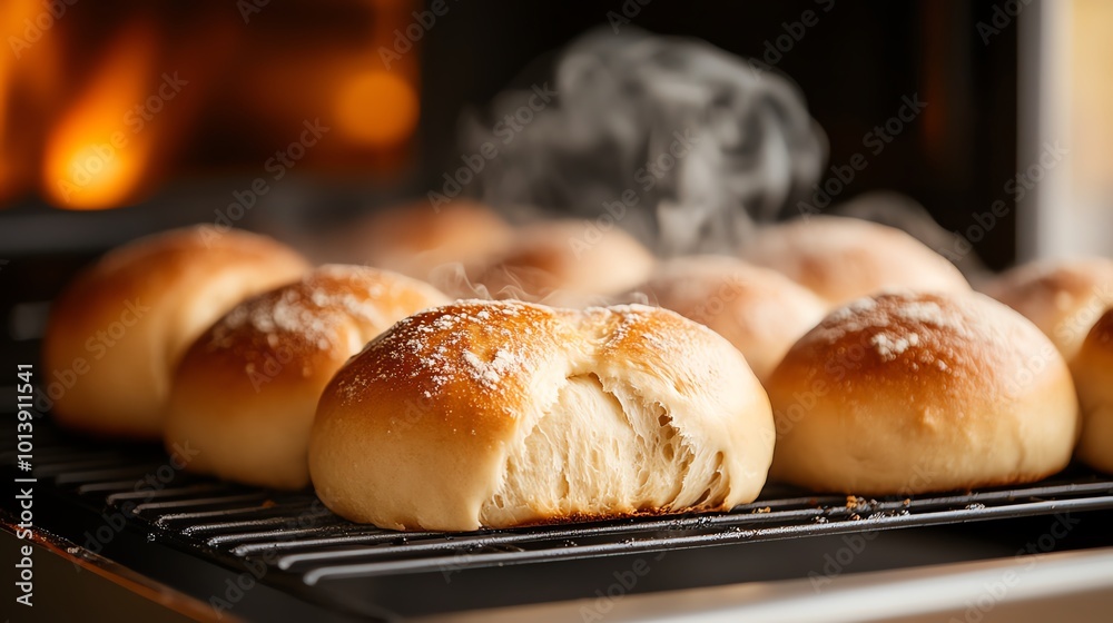 Soft, homemade rolls expanding in the oven, light smoke swirling around the warm, golden dough Baking rolls, Comforting bread Soft, homemade rolls expanding in the oven, light smoke swirling around the warm, golden dough Baking rolls, Comforting bread