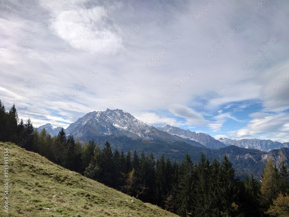 Obraz premium Blick auf den Watzmann