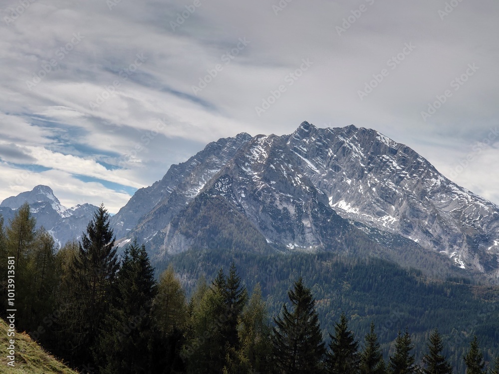 Obraz premium Blick auf den Watzmann