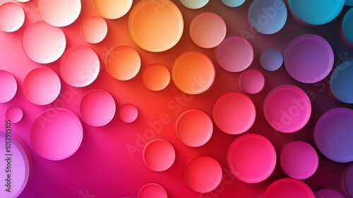 Colorful circles on a vibrant background, ideal for graphic design projects.