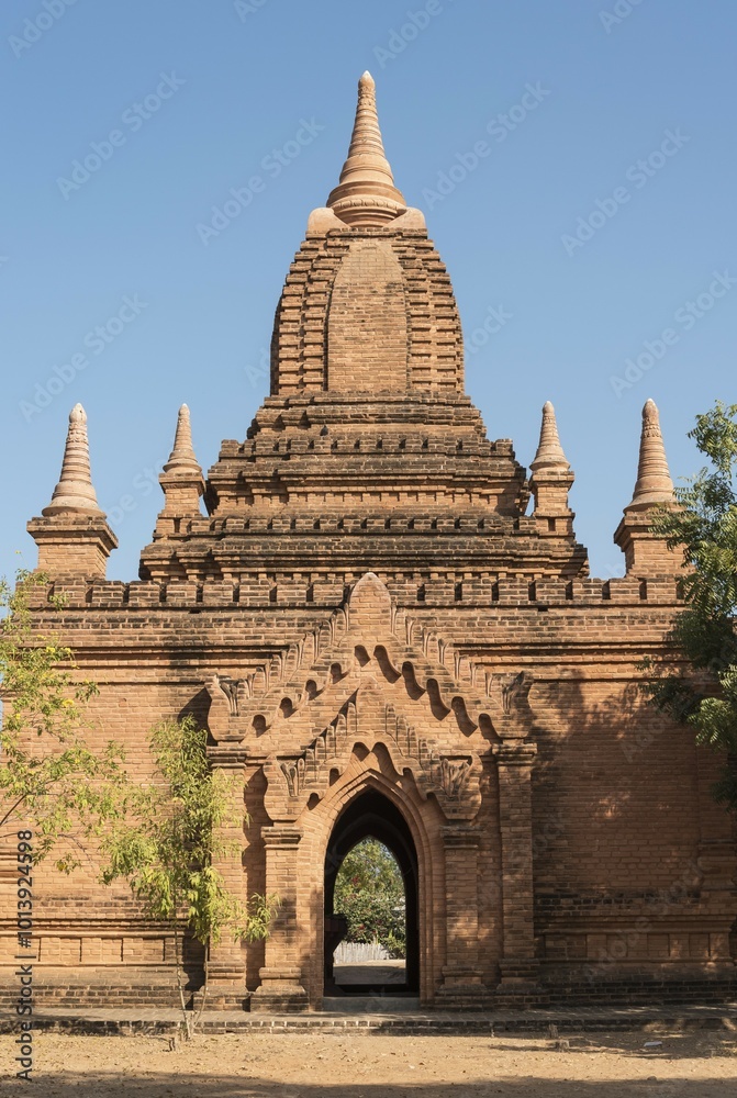 Fototapeta premium Pagoda, Bagan, Myanmar, Asia