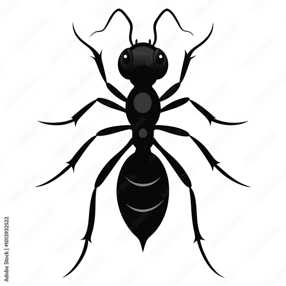 ant silhouette icon illustration ant silhouette icon illustration